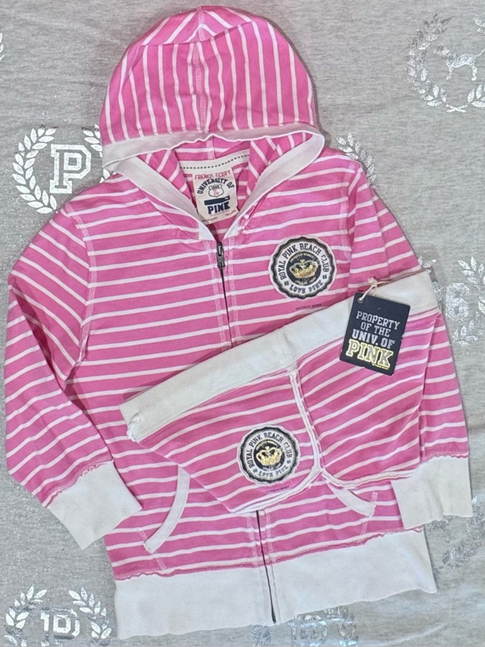 VS PINK VINTAGE FRENCH TERRY SET NWT/NWOT